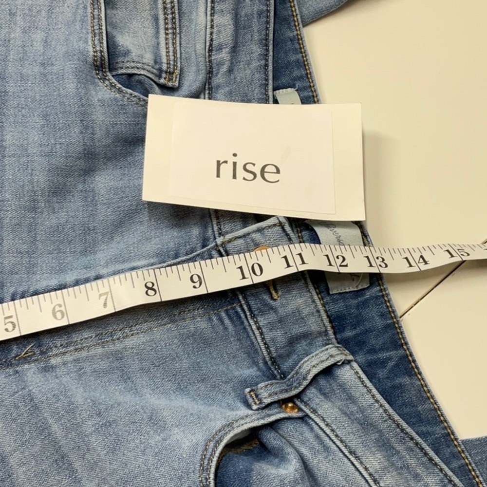 Universal Threads High Rise Slim Straight Jeans Light Wash 14/32 SHORT - Picture 5 of 8